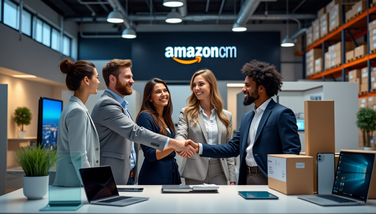 corning décroche un contrat majeur avec amazon, une victoire applaudie par toute l'industrie technologique.